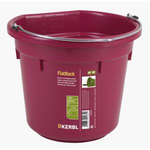 323559-mangeoire-plastique-pour-cheval-kerbl-flatback-rouge-20-l