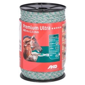 441979-cordelette-pour-cloture-electrique-ako-premium-ultra-blanc-vert-400-m-2-5-mm