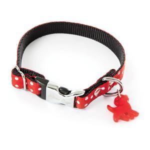 3009111-collier-pour-chien-pois-alter-ego-s-rouge-bicolore-15x23-33-cm