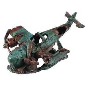 234-449257-decoration-d-aquarium-avion-coule-aqua-della-bleu-32-5x21-5x18-cm