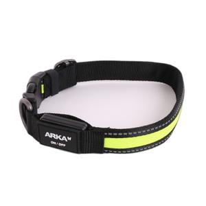 3009821-collier-pour-chien-nylon-lumineux-usb-arka-haok-jaune