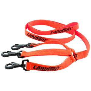 c27p06-laisse-pour-chien-tripleur-plate-avec-tripleur-integre-canihunt-hunter-first-orange-2-5-x-0-25-x-150-cm