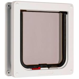 80858-chatiere-2-voies-avec-tunnel-kerbl-cat-mate-blanc-192x200-mm