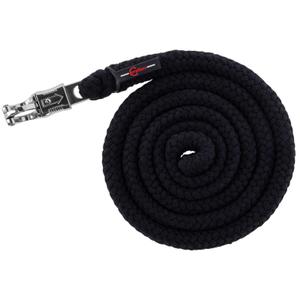 3228212-longe-equitation-avec-mousqueton-anti-panique-covalliero-doria-noir-200-cm