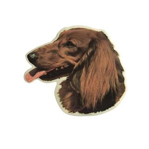 22914-autocollants-a-poil-long-difac-teckel-x2-marron-14-cm