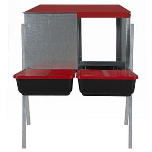 12739-pondoir-de-ponte-haut-galvanise-avec-pieds-duvoplus-rouge-57-5x46x76-cm