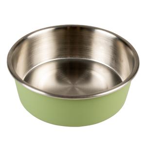 14445-gamelle-pour-chien-et-chat-duvoplus-matte-fix-vert
