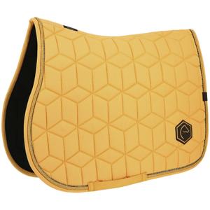 204004010-tapis-de-selle-pour-cheval-equitheme-hexalight-jaune-cheval