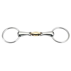 6002791-mors-2-anneaux-pour-cheval-feeling-anatomic-argente-dore