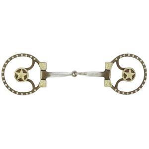 606214125-mors-pour-cheval-feeling-snaffle-dore-argente-125-mm