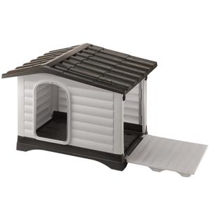 87252799-niche-pour-chien-ferplast-dogvilla-60-noir-gris-58x48x44-cm