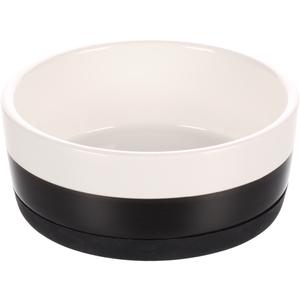 518473-gamelle-pour-la-nourriture-et-d-eau-pour-chien-rond-flamingo-duke-noir-blanc