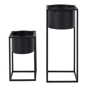 9001115-pots-de-fleurs-en-acier-house-nordic-marla-x2-black-17x17x31-cm
