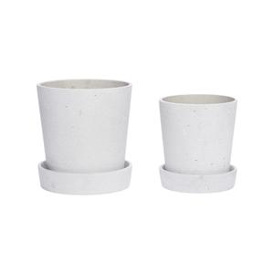 900304-pots-hubsch-interior-podium-small-x2-gris-14x16-17x19-cm