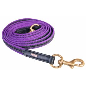 k381-pur-bra-longue-rene-pour-cheval-en-caoutchouc-tresse-karlslund-purple-brass-250-cm