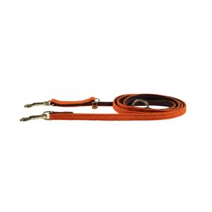 42654-45-2-laisse-pour-chien-en-nylon-tresse-kentucky-200-cm-orange-s