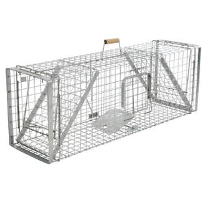 299477-pieges-a-rongeurs-kerbl-alive-predator-super-argente-argente-120x33x42-cm