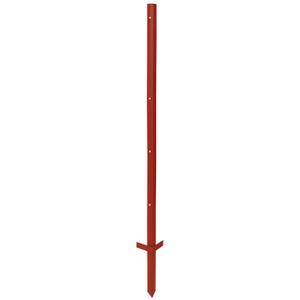 44421-piquet-cloture-d-angle-acier-double-beche-kerbl-x10-rouge