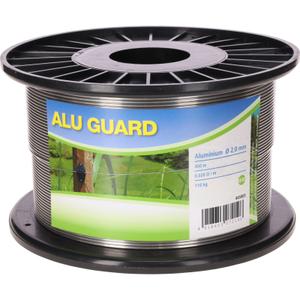 445003-fil-de-fer-aluminium-kerbl-alu-guard-silver-mat-400-m-2-0-mm