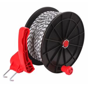 449596-enrouleur-avec-fil-tricond-kerbl-big-blanc-noir-500-m