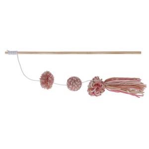 80485-jouet-pour-chat-canne-a-peche-kerbl-cuddle-x1-marron-rose-blanc-40x5-cm