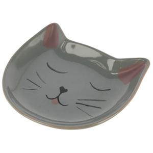 80544-assiette-ceramique-pour-chat-kerbl-kitty-x1-gris-14x14-5-cm