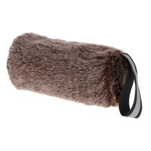 80784-rouleau-d-apprentissage-peluche-kerbl-marron-gris-16x7-cm