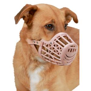 81016-museliere-pour-chien-plastique-kerbl-beige-8-5x35-cm