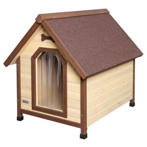 81349-niche-pour-chien-kerbl-4-saisons-marron-100x83x94-cm