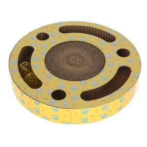 81676-griffoir-pour-chat-avec-catnip-kerbl-jokey-jaune-5-5x33-5-cm