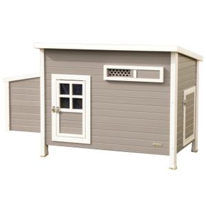 81731-poulailler-kerbl-eco-barney-pp-gris-blanc-137x73x83-cm