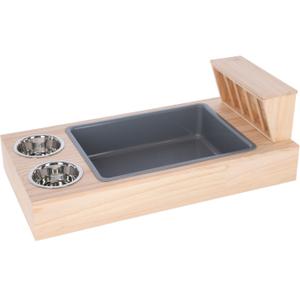 81833-litiere-avec-poste-d-alimentation-pour-rongeur-kerbl-beige-250-ml