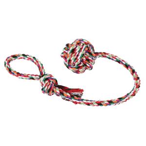 82322-balle-avec-corde-pour-chien-coton-kerbl-x1-bleu-rose-orange-blanc-53-cm