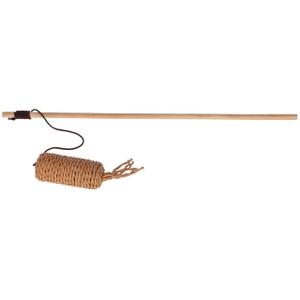 82663-canne-a-peche-pour-chat-kerbl-zylinder-nature-x1-marron-41-cm