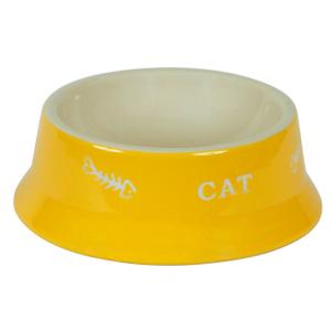 82669-gamelle-ceramique-kerbl-cat-x1-beige-jaune-rouge-200-ml