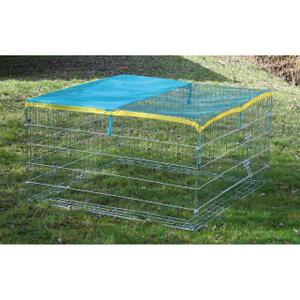82823-enclos-exterieur-pour-rongeurs-antifugue-kerbl-argente-argente-argente-115x115x65-cm
