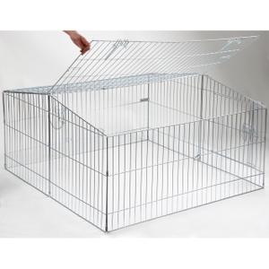 82845-enclos-exterieur-pour-rongeurs-kerbl-easy-argente-115x115x60-cm