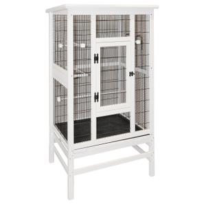 82910-voliere-en-bois-kerbl-blanc-noir-82x67x151-cm