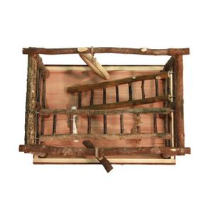 82949-jouet-pour-oiseaux-bois-kerbl-marron-35x25x25-cm