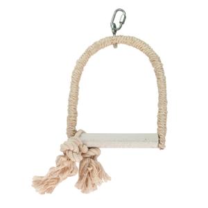 83122-balancoire-pour-oiseaux-sisal-kerbl-beige-18x14x2-cm