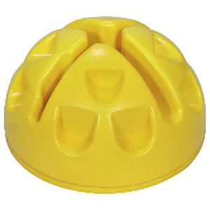 f1411-pied-d-atelier-multi-demi-sphere-kuebler-sport-yellow-10-cm