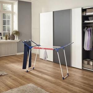 440304-support-de-sechage-leifheit-pegasus-150-solid-slim-blanc-bleu-157x55x87-cm
