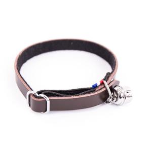 3006775-collier-pour-chat-en-cuir-feutrine-martin-sellier-marron-tu