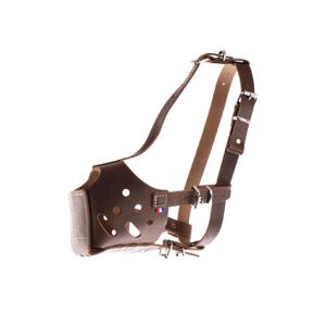 3007061-museliere-pour-chien-cordon-cuir-martin-sellier-amstaff-marron