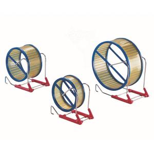 25303-roues-pour-hamster-plastique-nobby-pet-bleu-beige-rouge-20-cm
