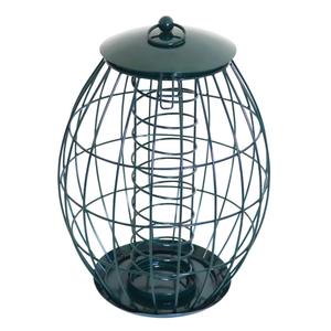 25610-distributeur-de-graine-exterieur-pour-oiseaux-nobby-pet-green-25x37-cm