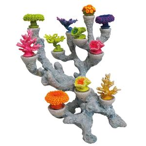 28726-decoration-d-aquarium-corail-tetes-interchangeables-nobby-pet-gris-vert-multicolore-22-7x21-5x25-cm