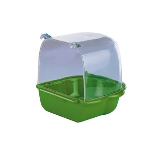 31585-baignoire-exterieure-pour-cage-nobby-pet-vert-blanc-13x12-5x13-cm