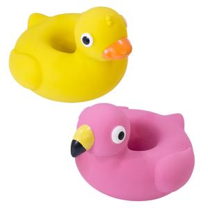 53013-lot-de-jouets-pour-chien-bouee-en-latex-nobby-pet-x12-rose-jaune-14-cm
