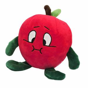 53043-lot-de-pomme-en-peluche-nobby-pet-x9-rouge-17-cm